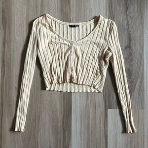 cropped long sleeve